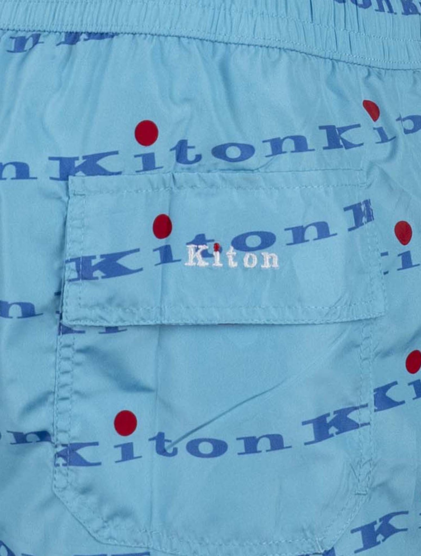 Kiton Light Blue Pl Swim Trunks