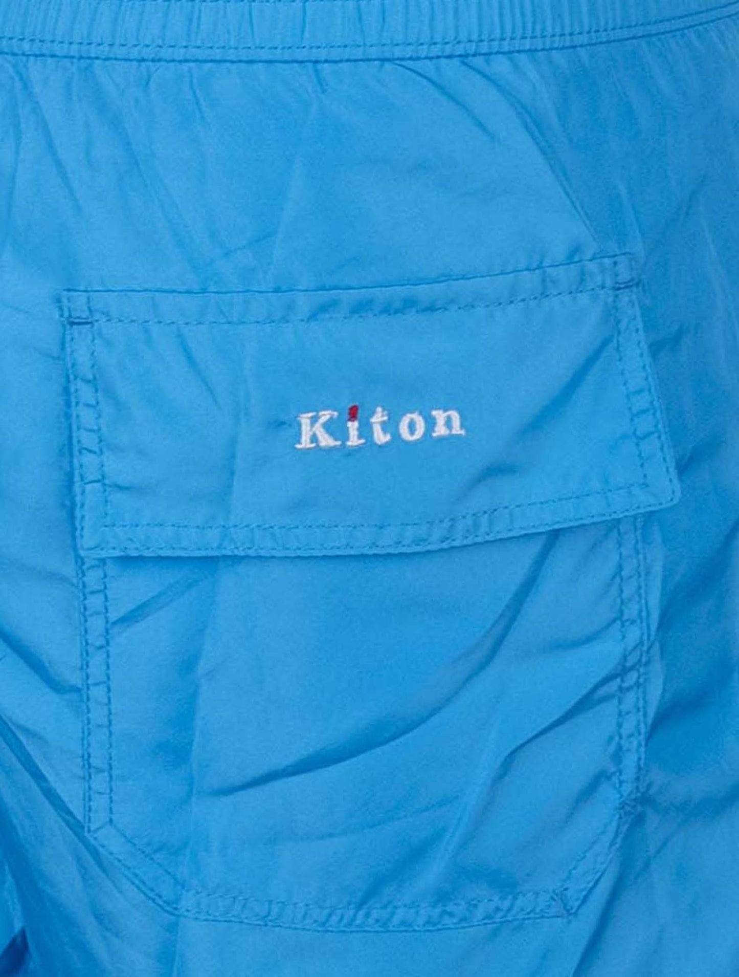 Kiton Light Blue Pl Swim Trunks
