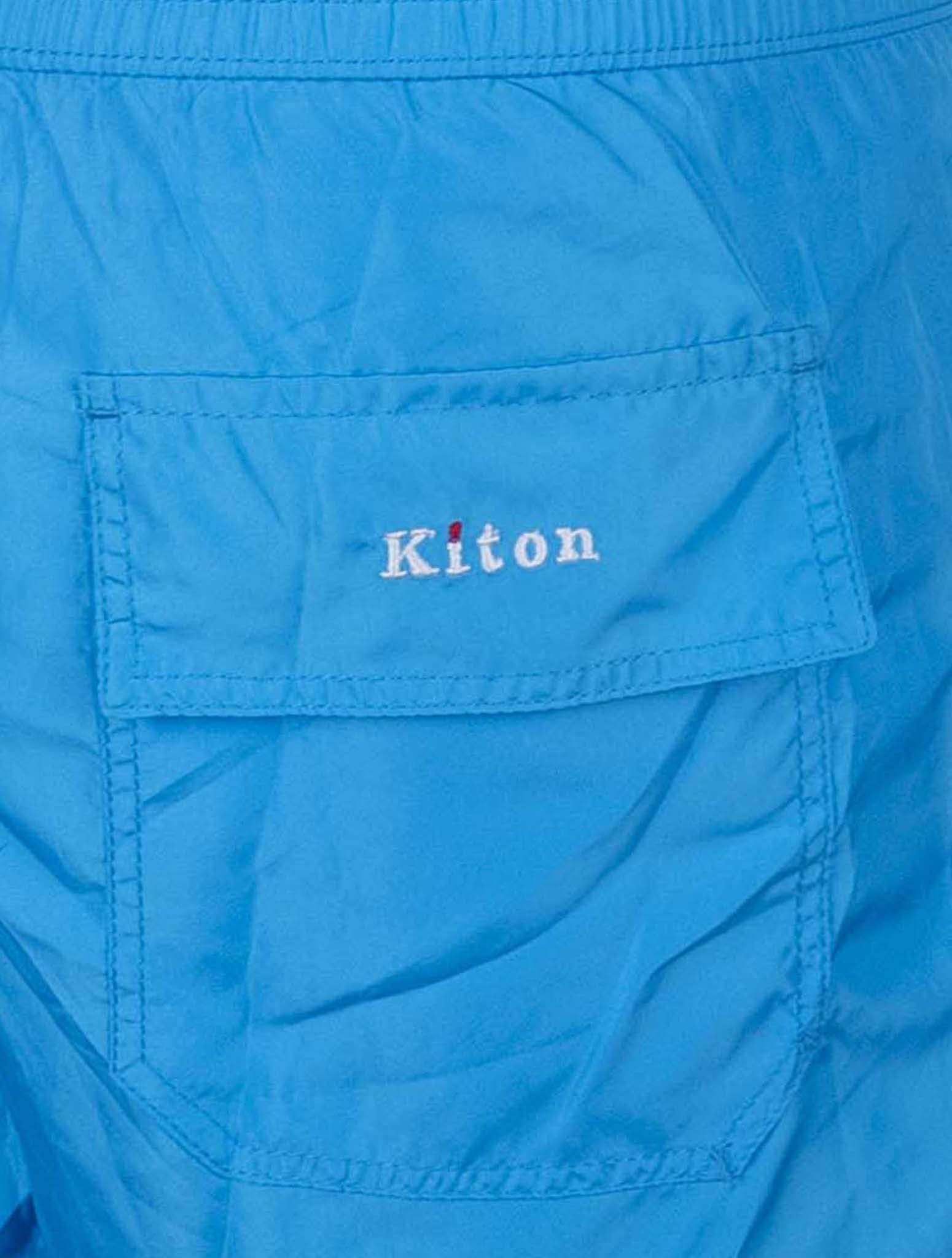 Kiton Light Blue Pl Swim Trunks