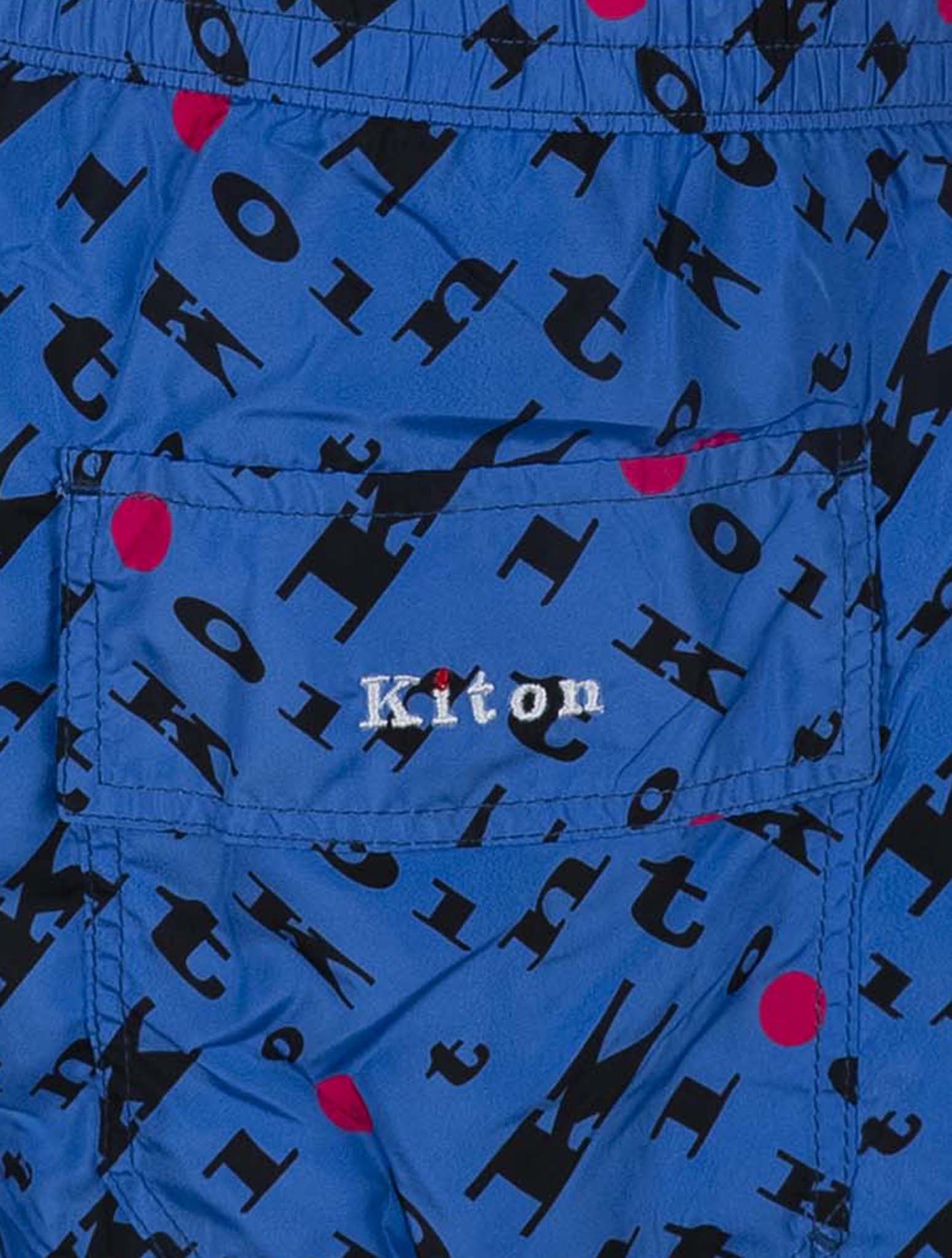 Kiton Light Blue Pl Swim Trunks