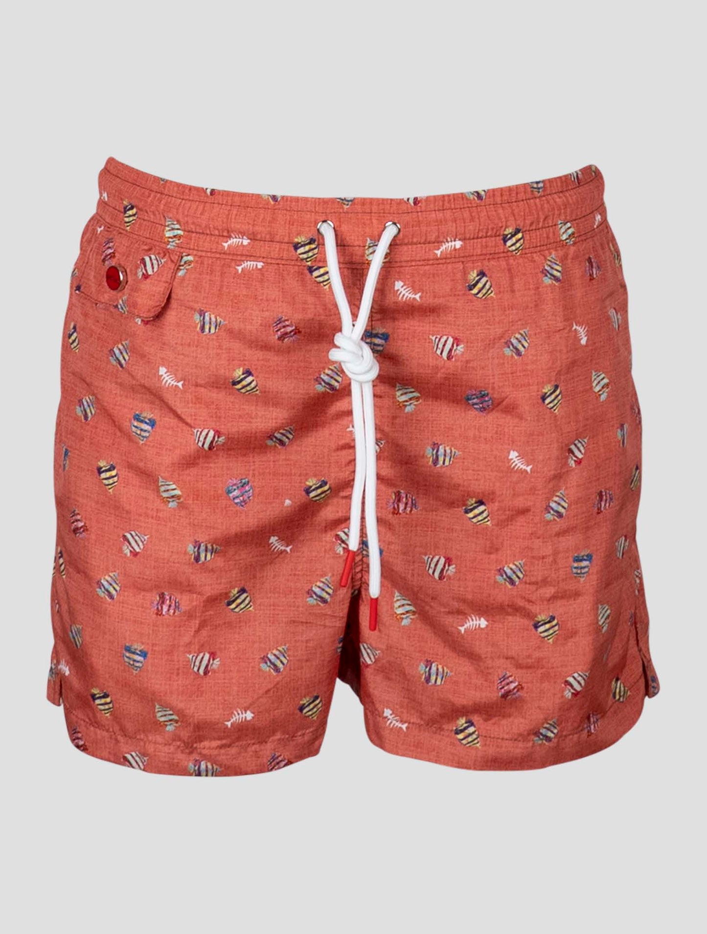 Kiton Orange Pl Swim Trunks