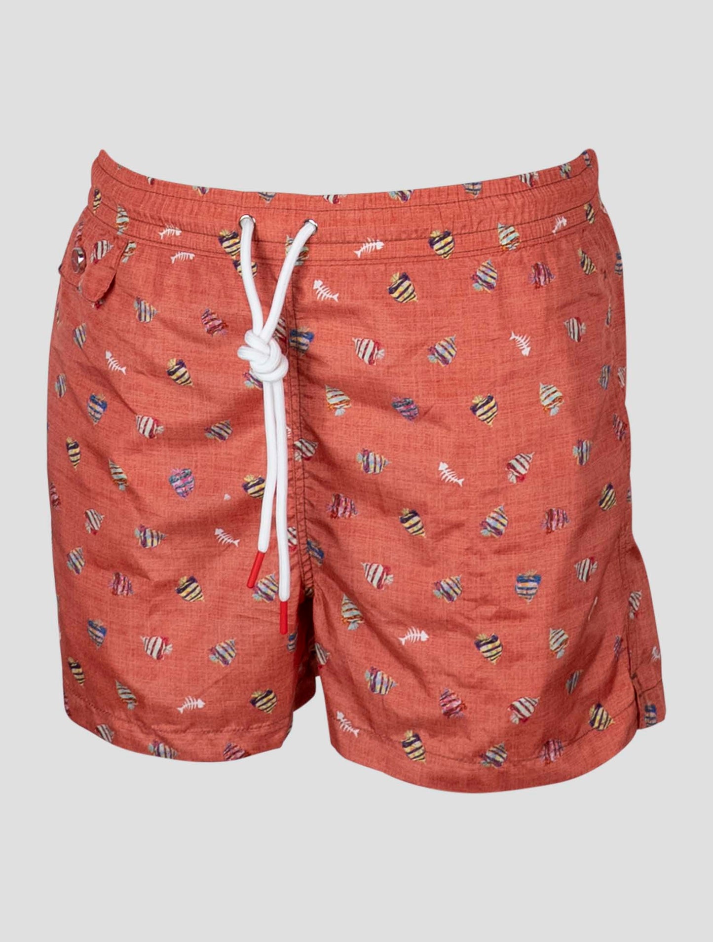 Kiton Orange Pl Swim Trunks