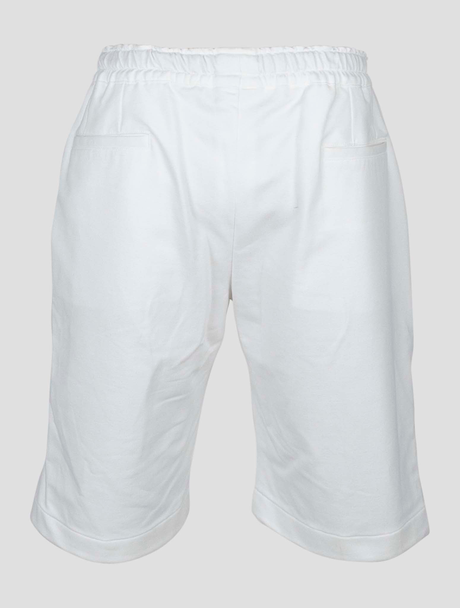 Kiton White Cotton Ea Short Pants