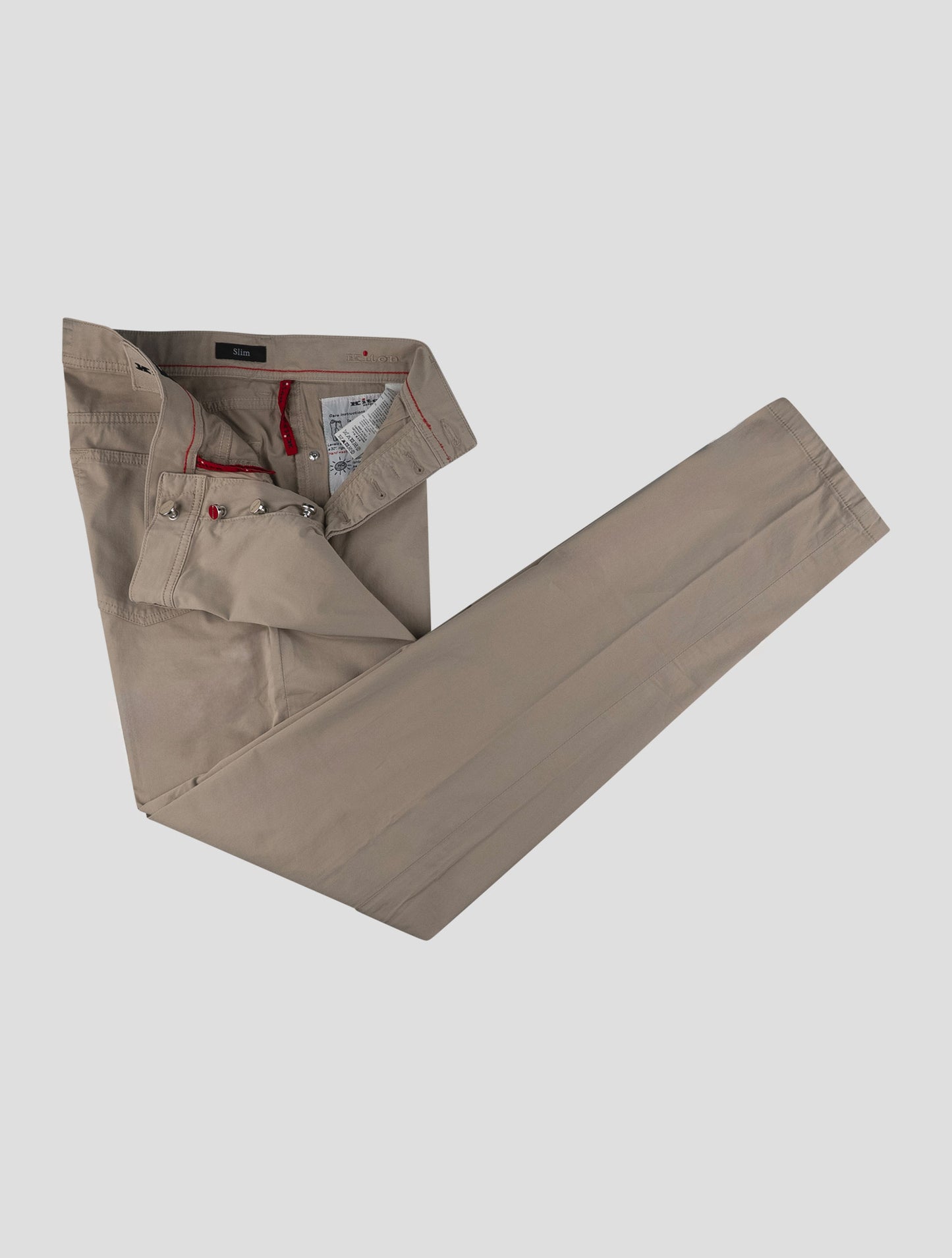 Kiton Beige Cotton Ea Jeans