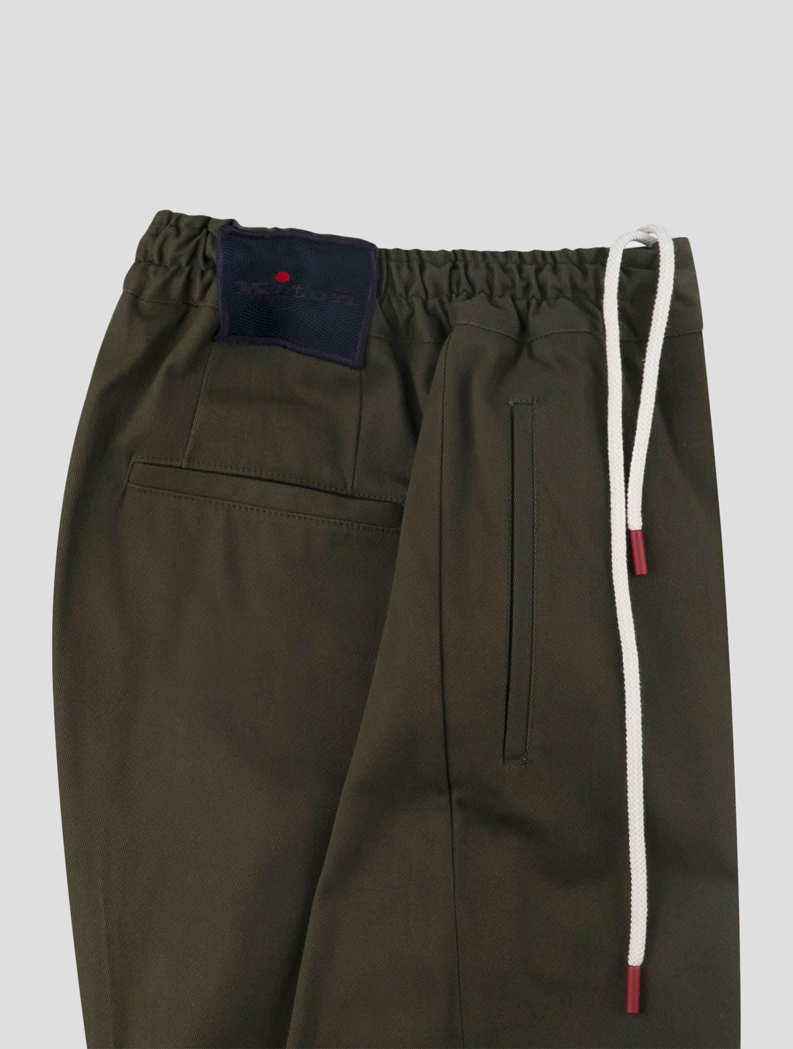 Kiton Green Cotton Ea Pants