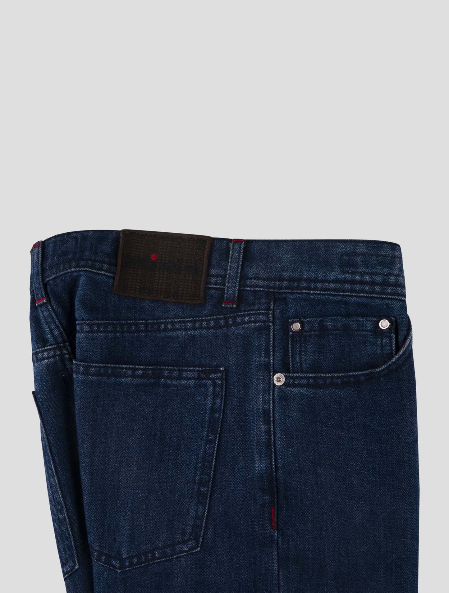 Kiton Blue Cotton Ea Jeans