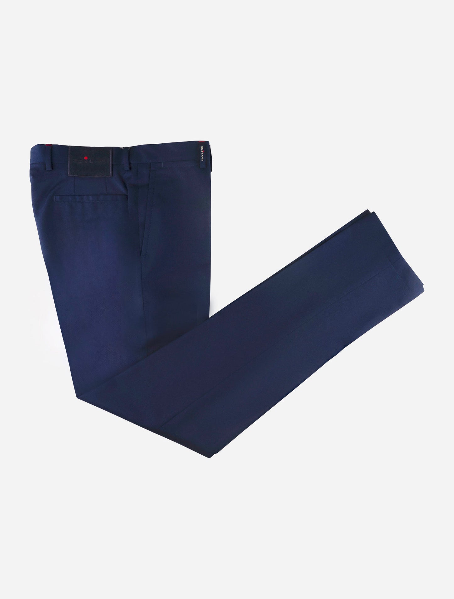Kiton Blue Virgin Wool Pants