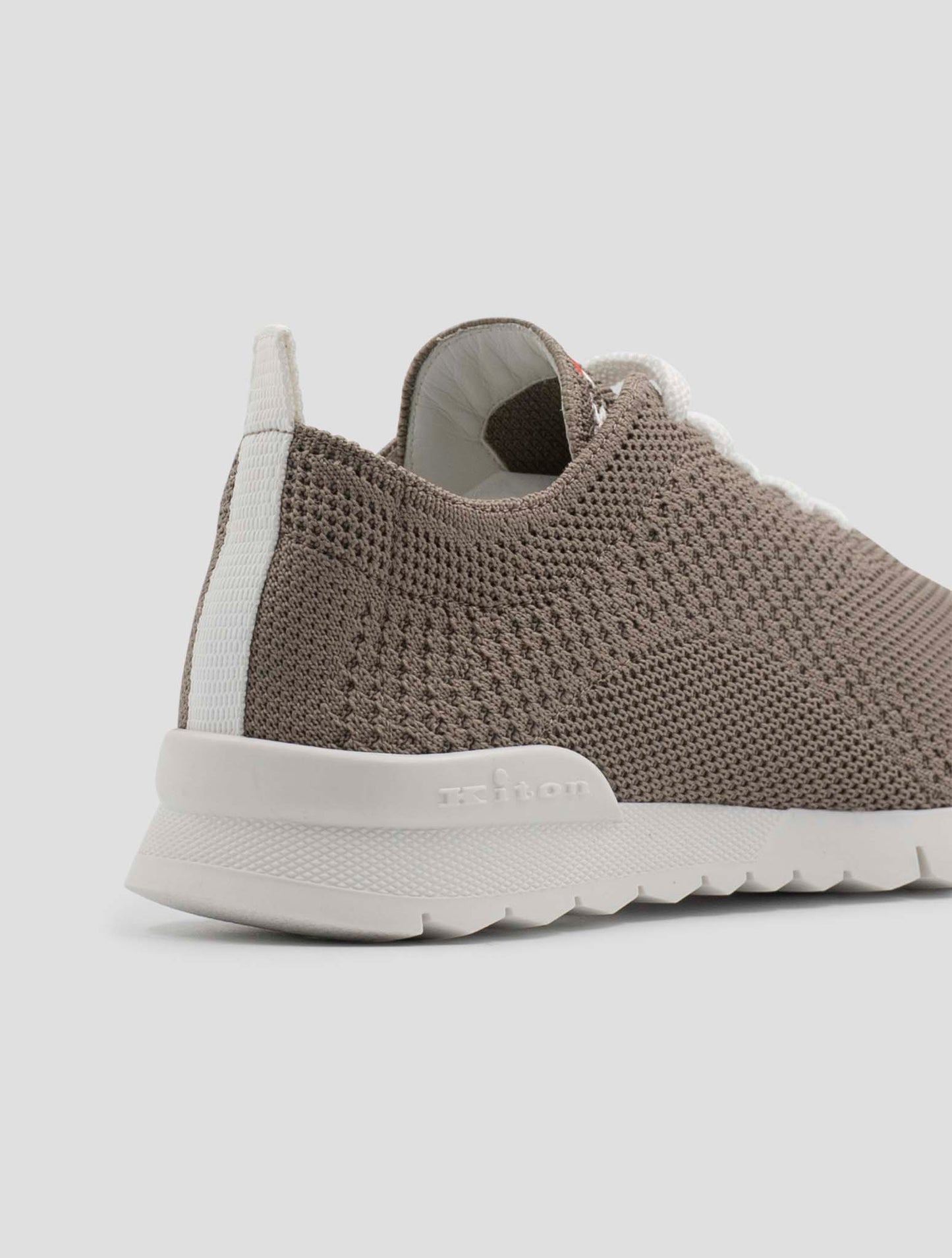 Kiton Brown Cotton Ea Sneakers Women