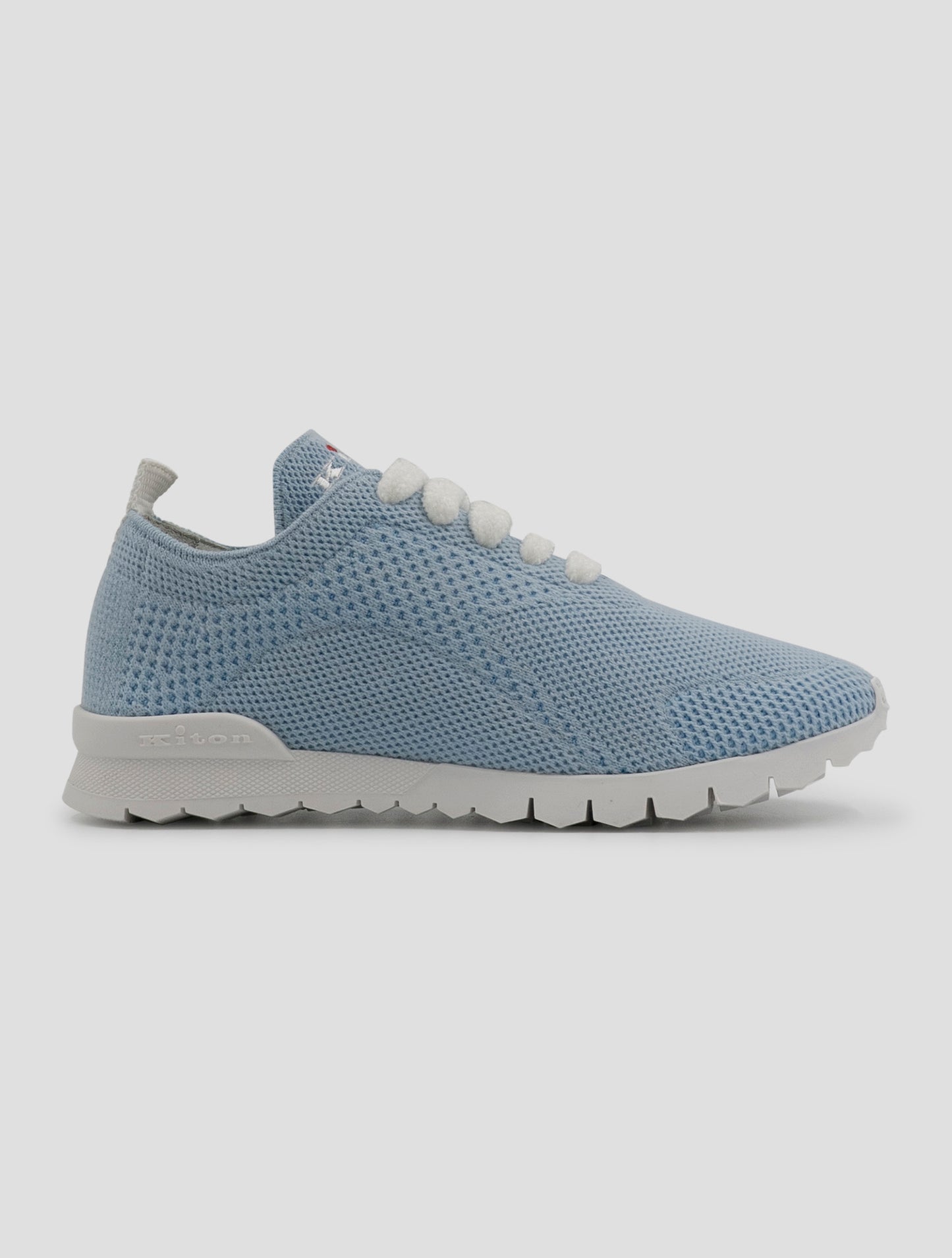 Kiton Light Blue Cashmere Pl Sneakers Women