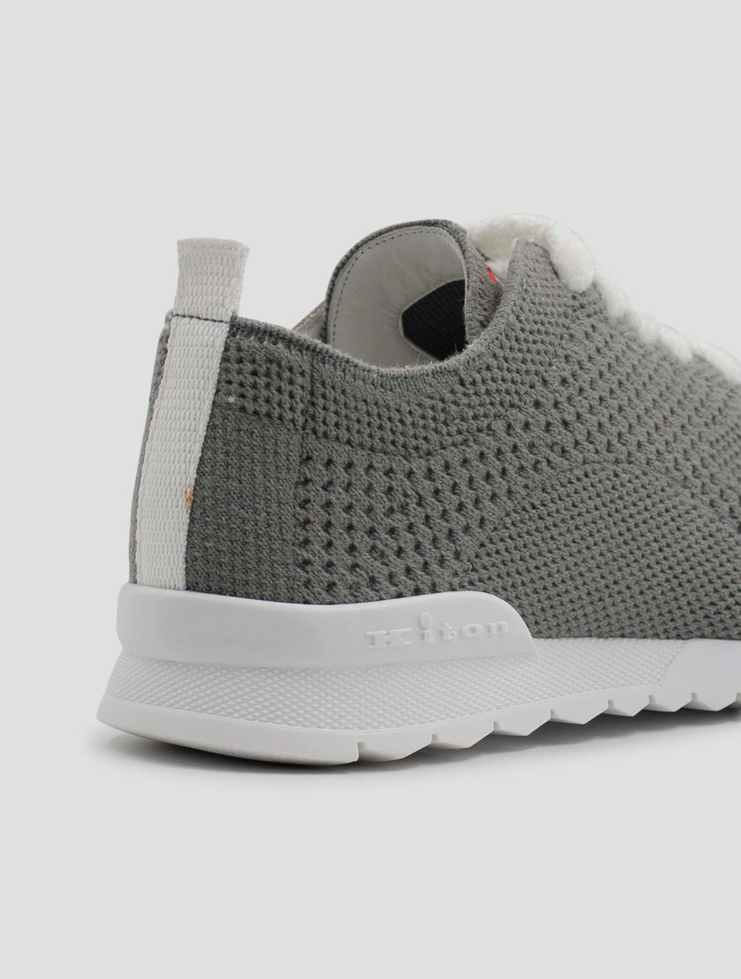 Kiton Gray Cashmere Pl Sneakers Women
