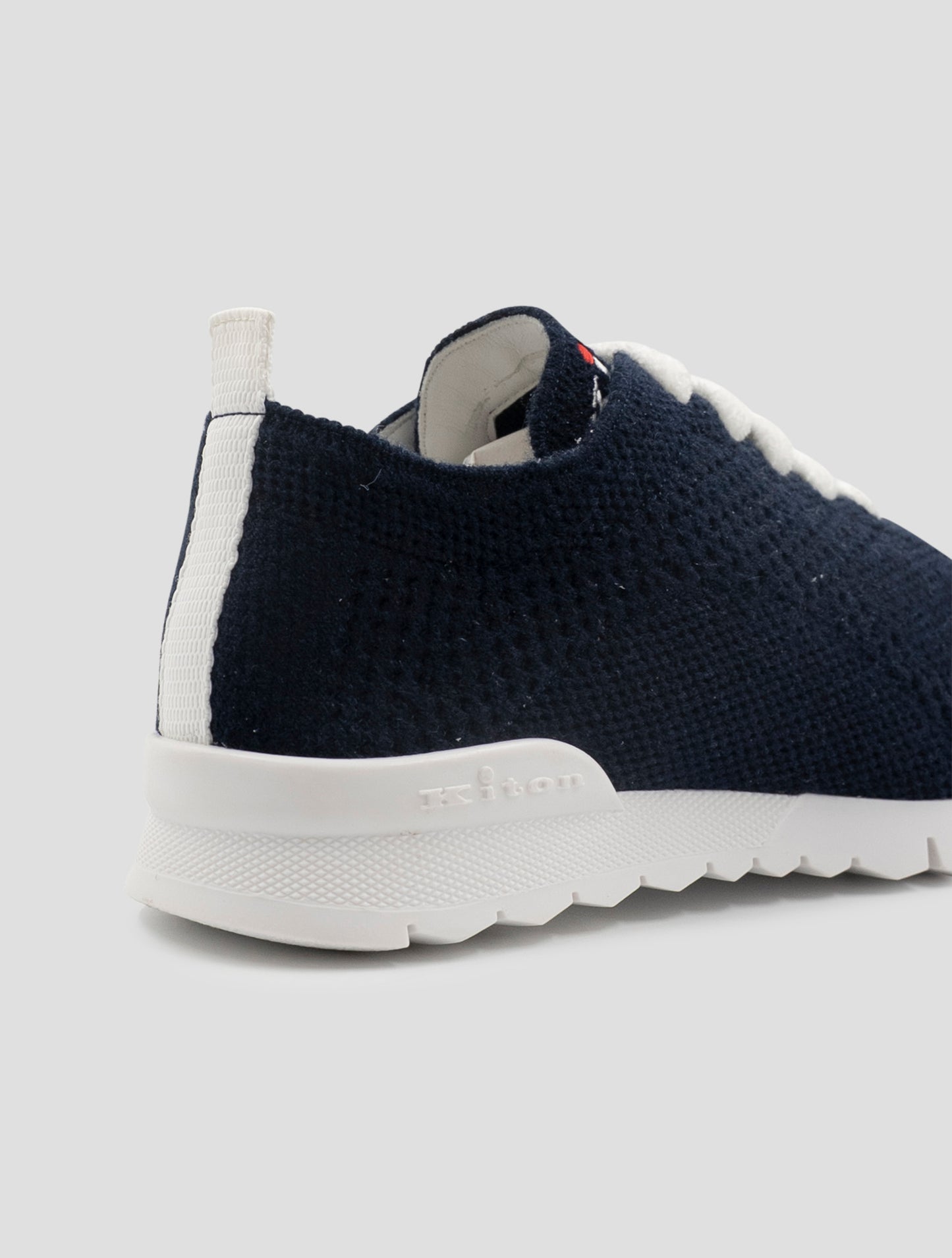 Kiton Blue Cashmere Pl Sneakers Women