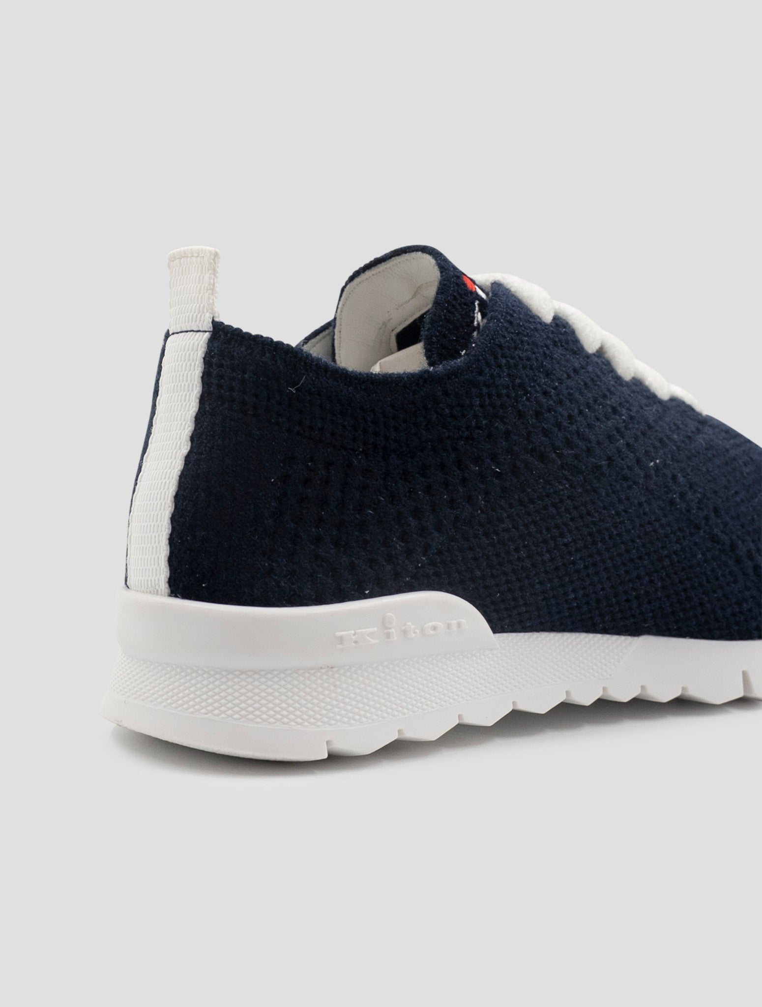 Kiton Blue Cashmere Pl Sneakers Women
