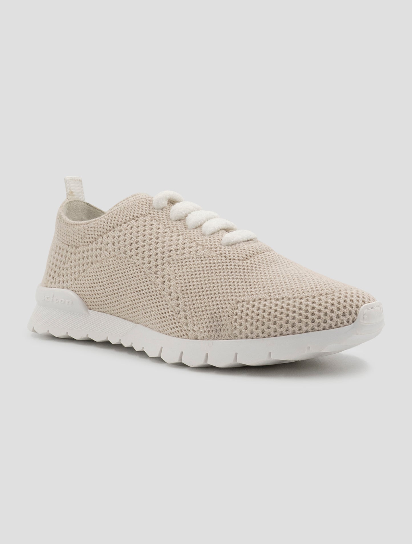 Kiton Beige Cashmere Pl Sneakers Women