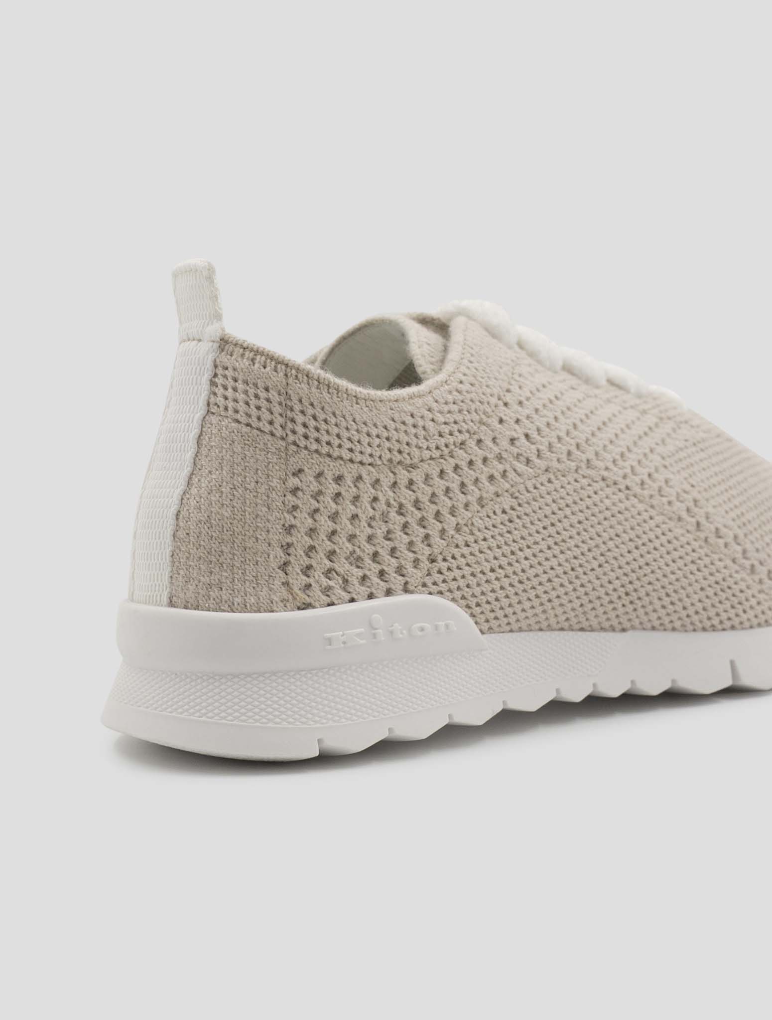 Kiton Beige Cashmere Pl Sneakers Women