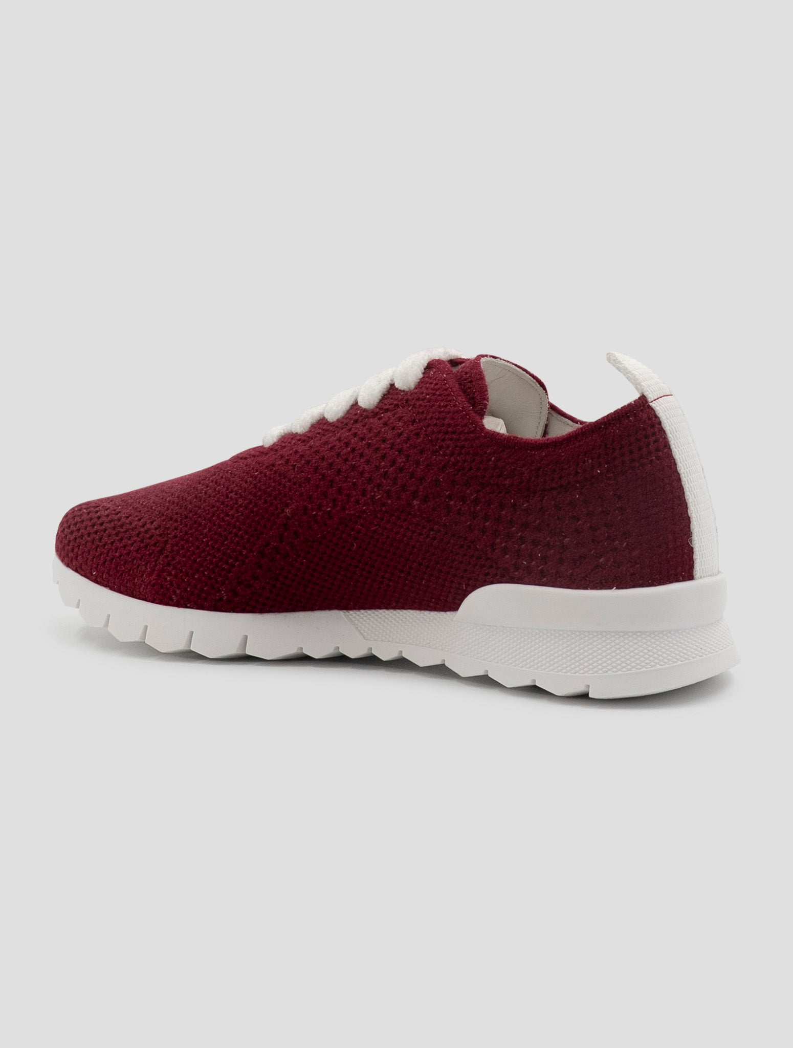Kiton Red Cashmere Pl Sneakers Women