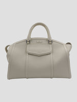 Kiton White Leather Bag Women
