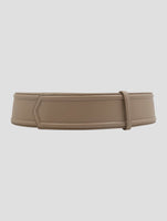 Kiton Beige Leather Deer Belt Women