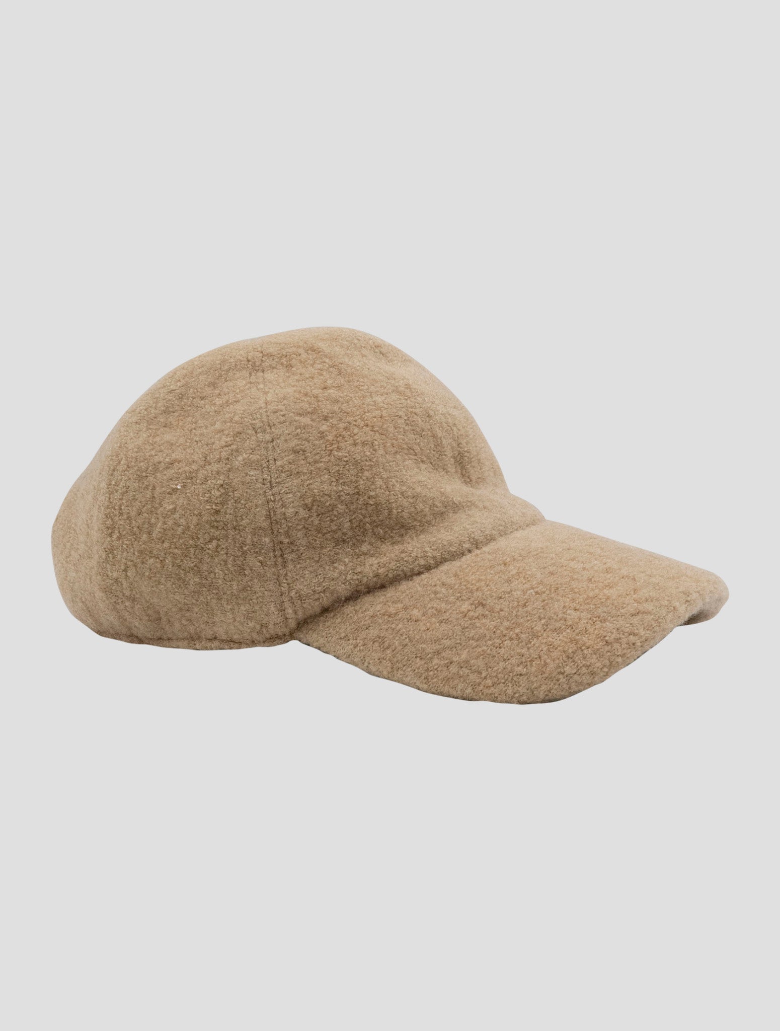 Kiton Brown Wool Baseball Cap Women