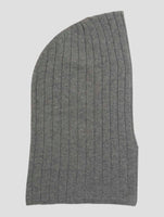 Kiton Dark Gray Cashmere Balaclava Women