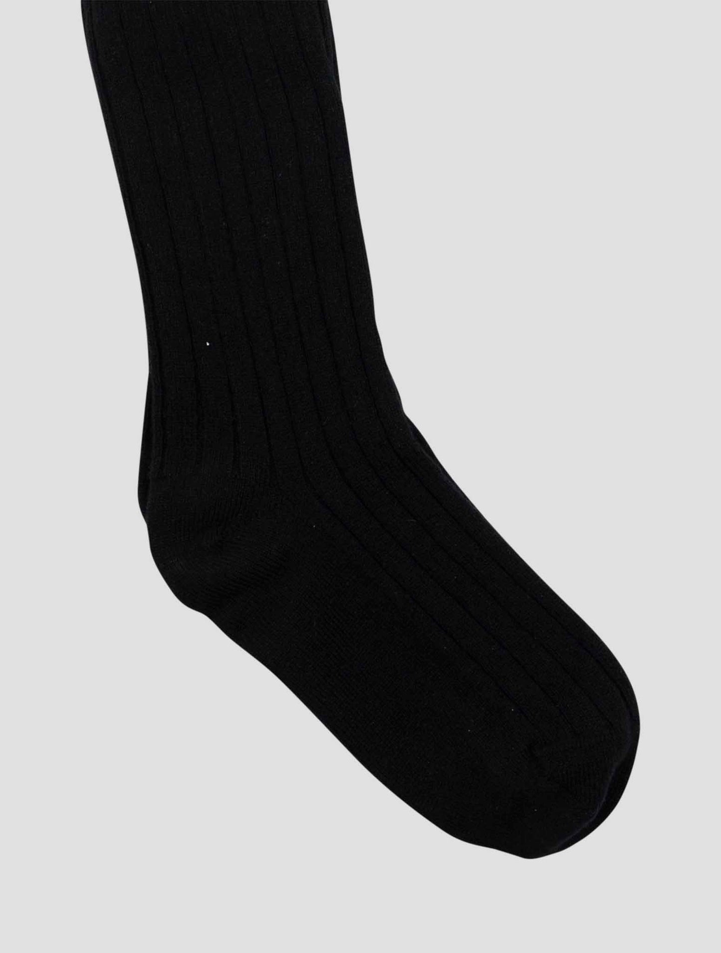 Kiton Black Cashmere Socks Women