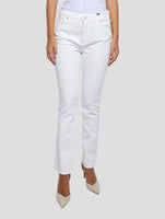 Kiton White Cotton Ea Jeans Women