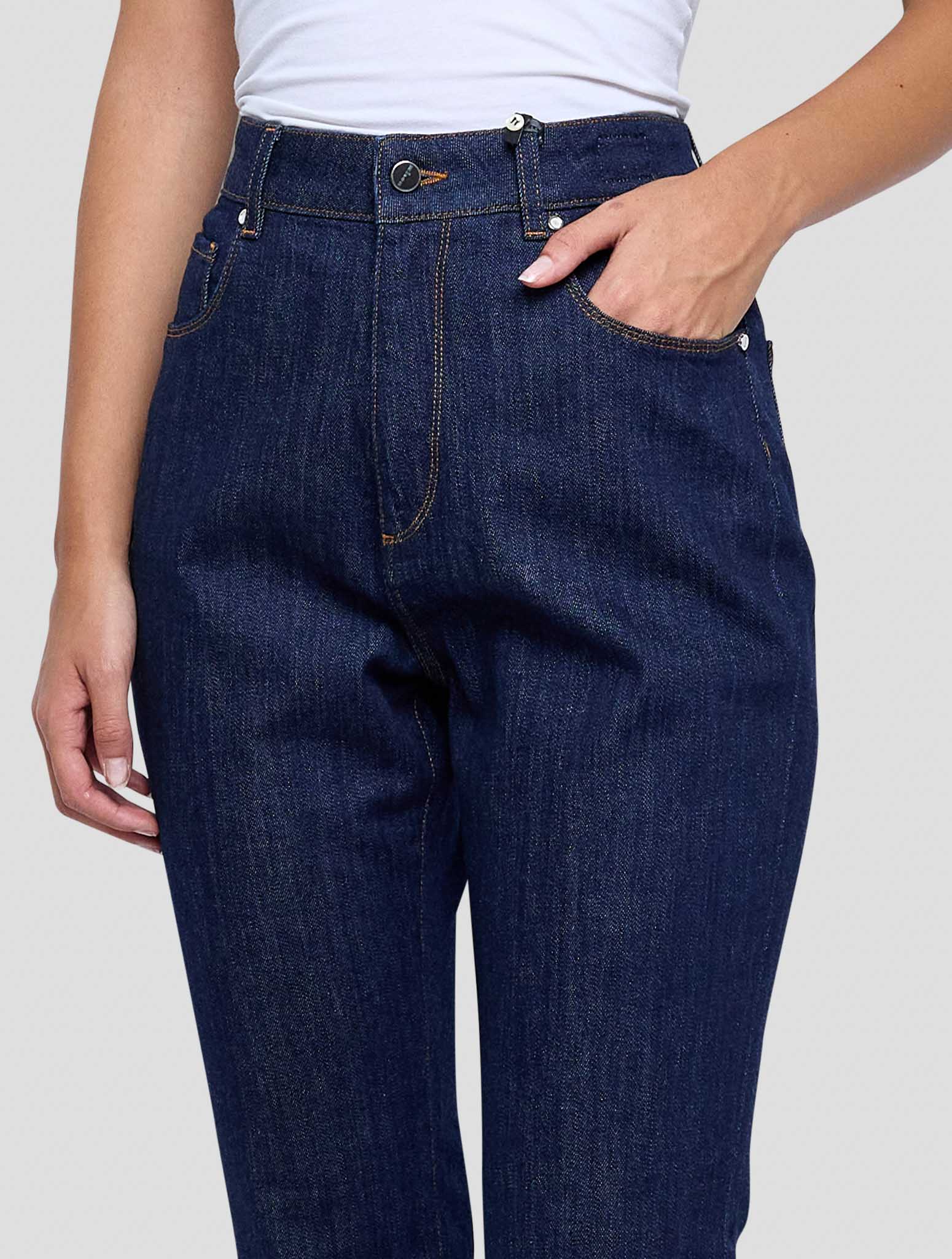 Kiton Blue Cotton Cashmere Ea Jeans Women