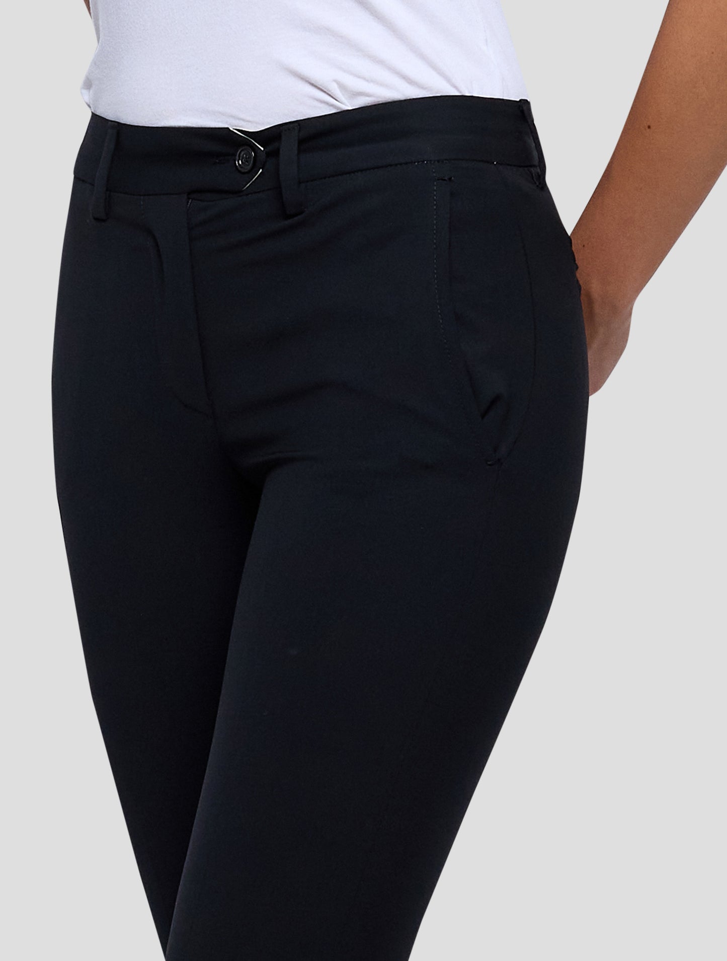 Kiton Black Wool Mohair Ea Pants Women