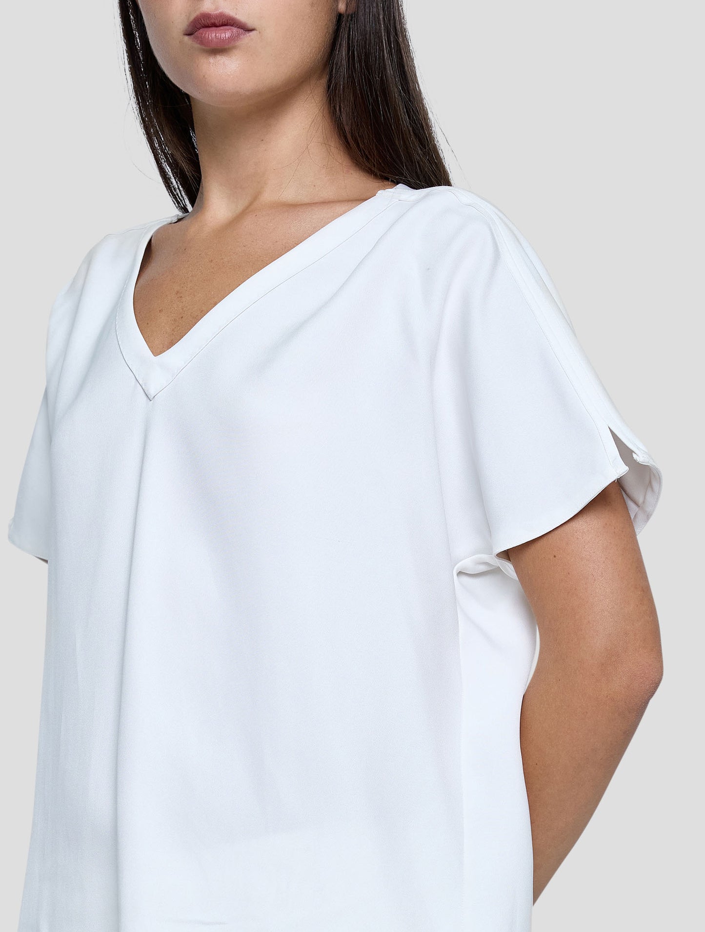 Kiton White Viscose Ea Shirt Women
