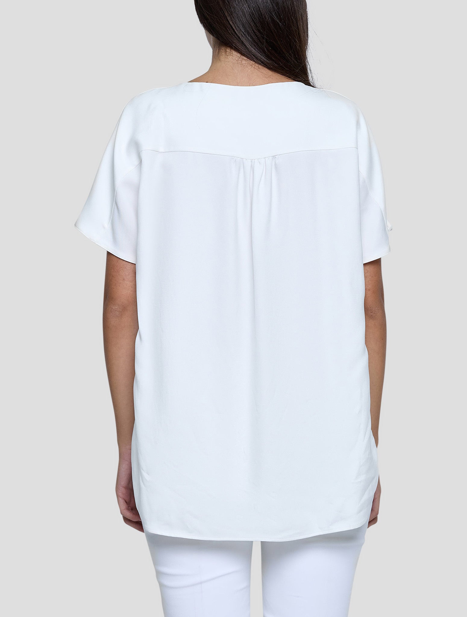 Kiton White Viscose Ea Shirt Women