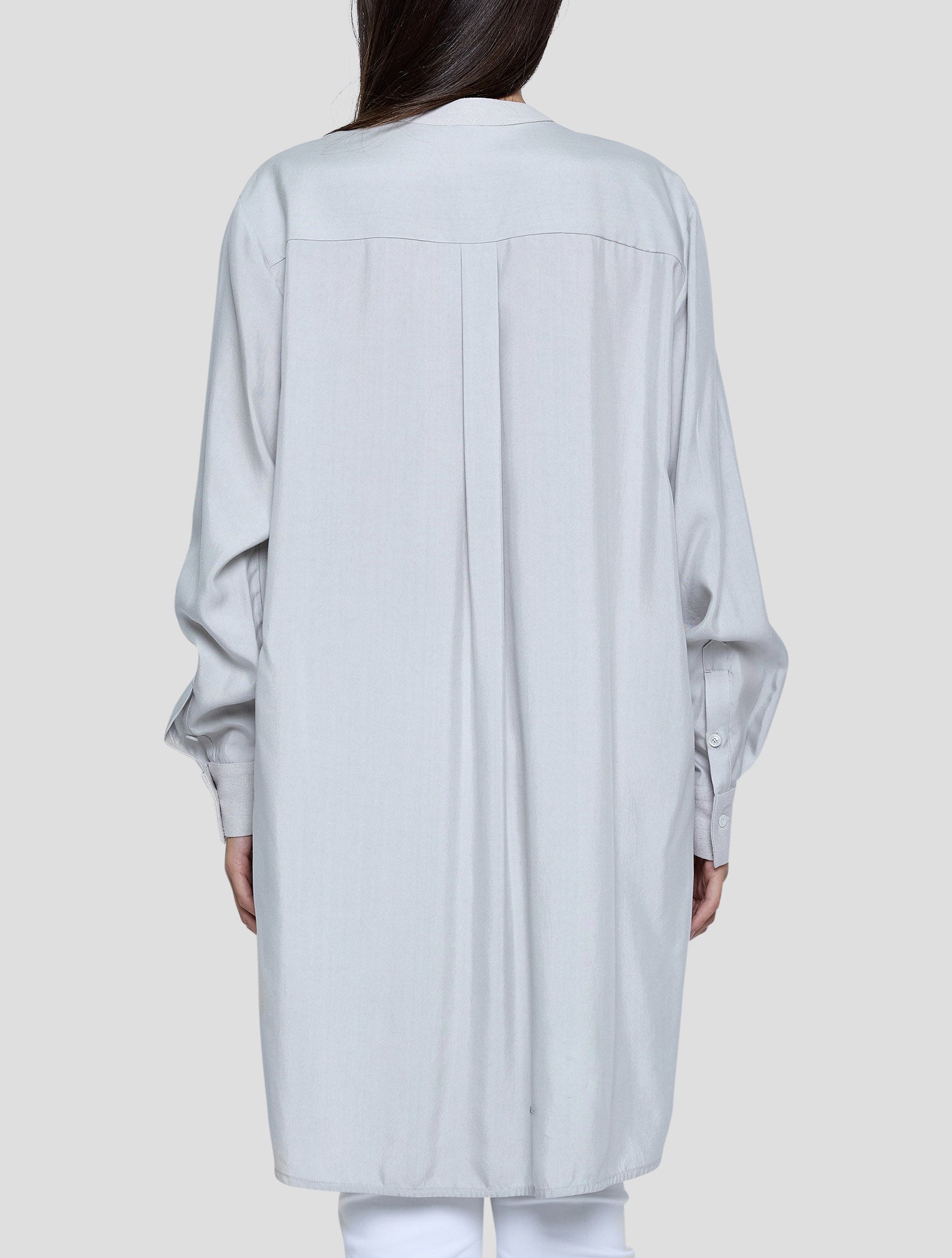 Kiton Gray Lyocell Viscose Ea Shirt Women