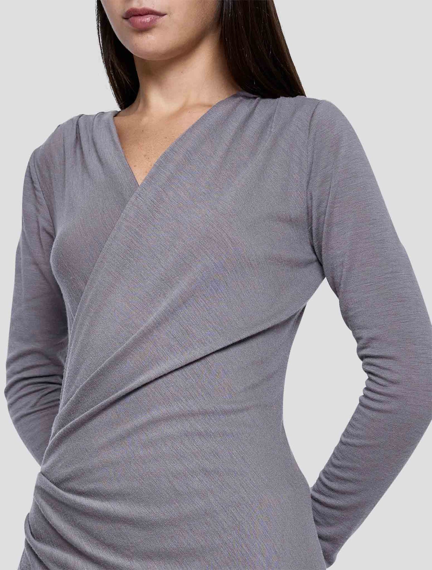 Kiton Taupe Cashmere Ea Shirt Women