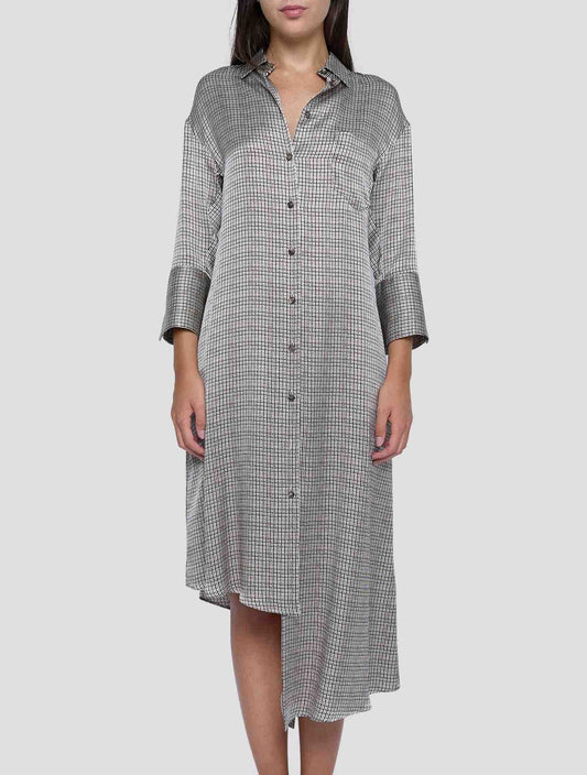 Kiton Multicolor Silk Dress Women