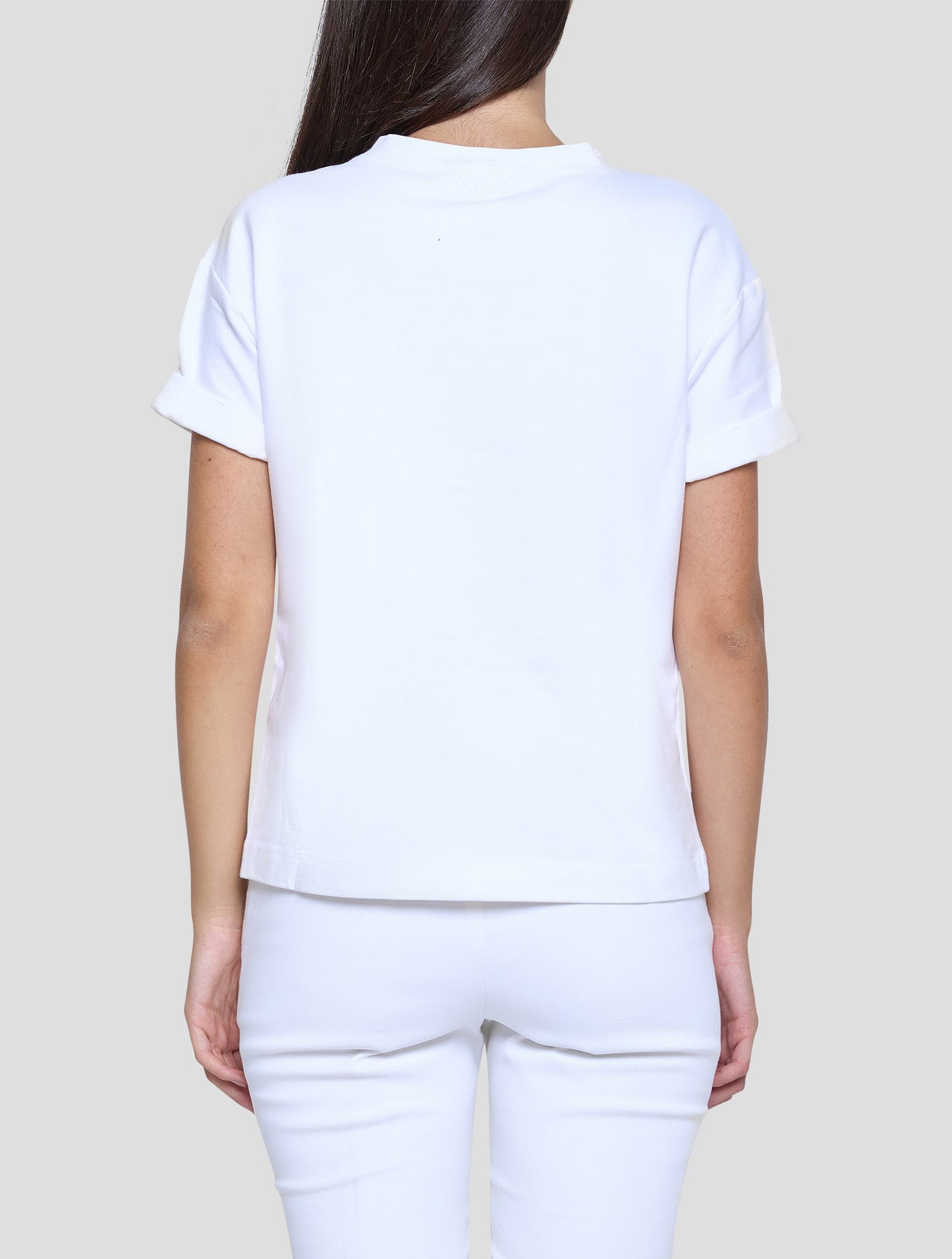Kiton White Cotton Ea T-Shirt Women