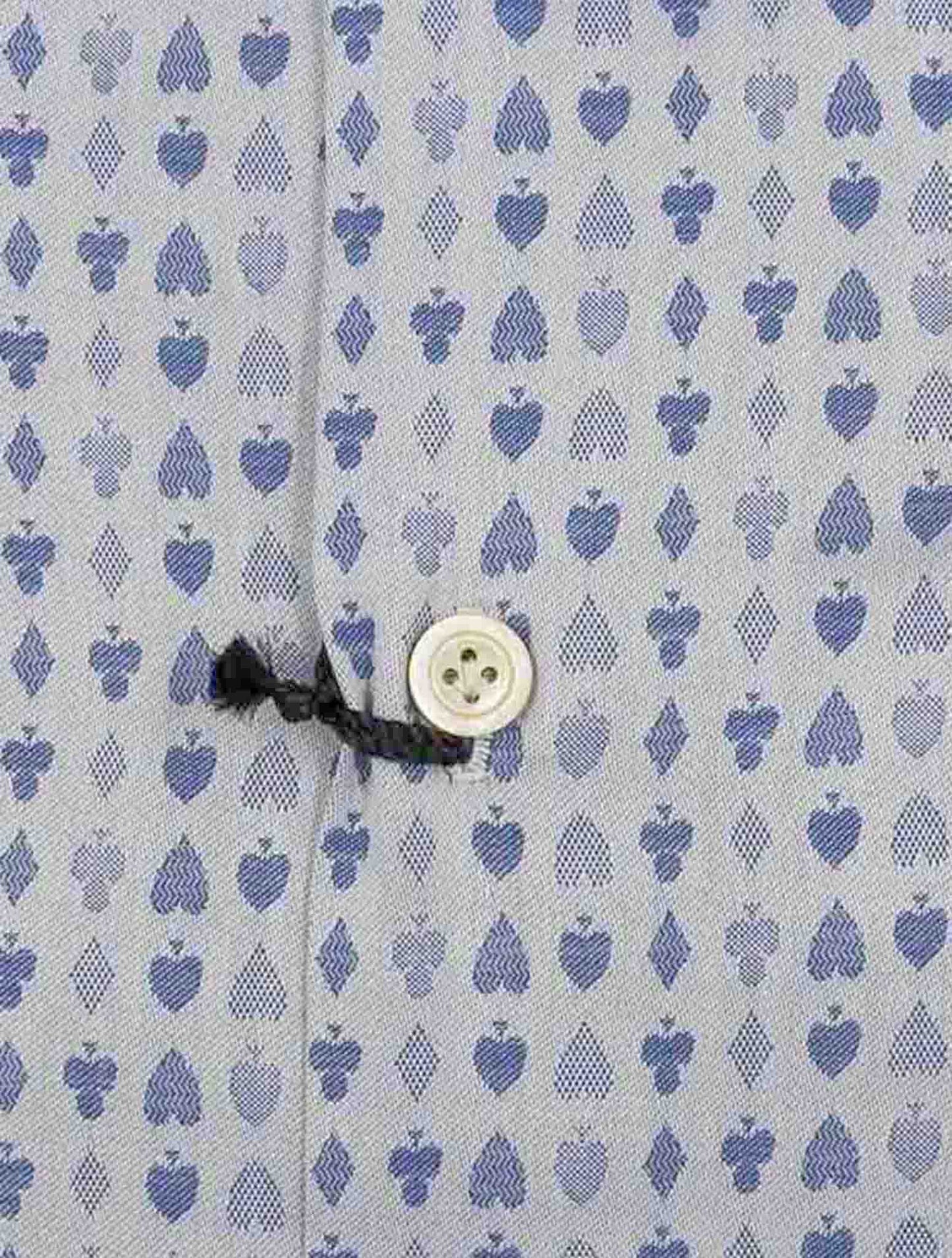 Kiton Light Blue Cotton Shirt Nerano