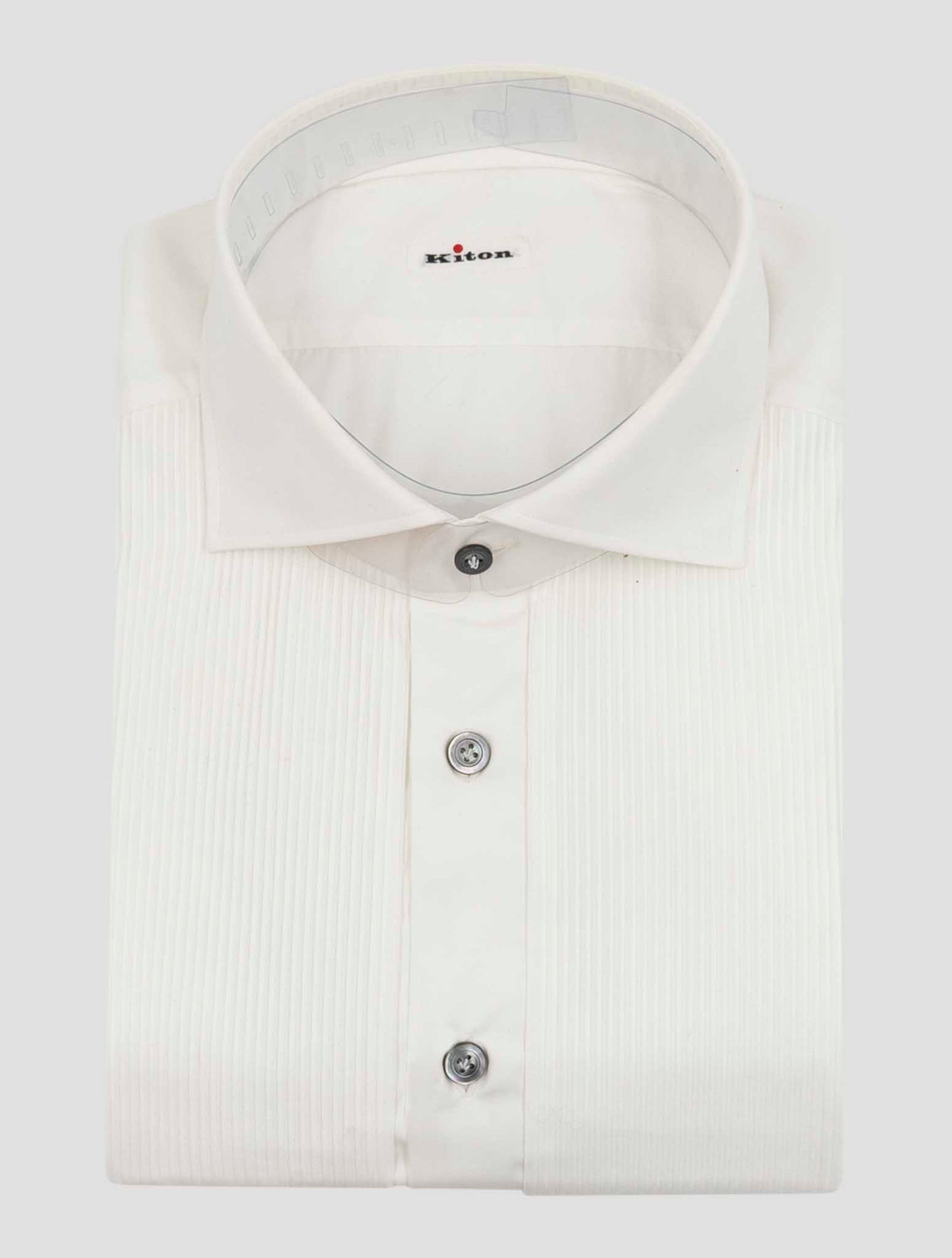 Kiton White Cotton Shirt