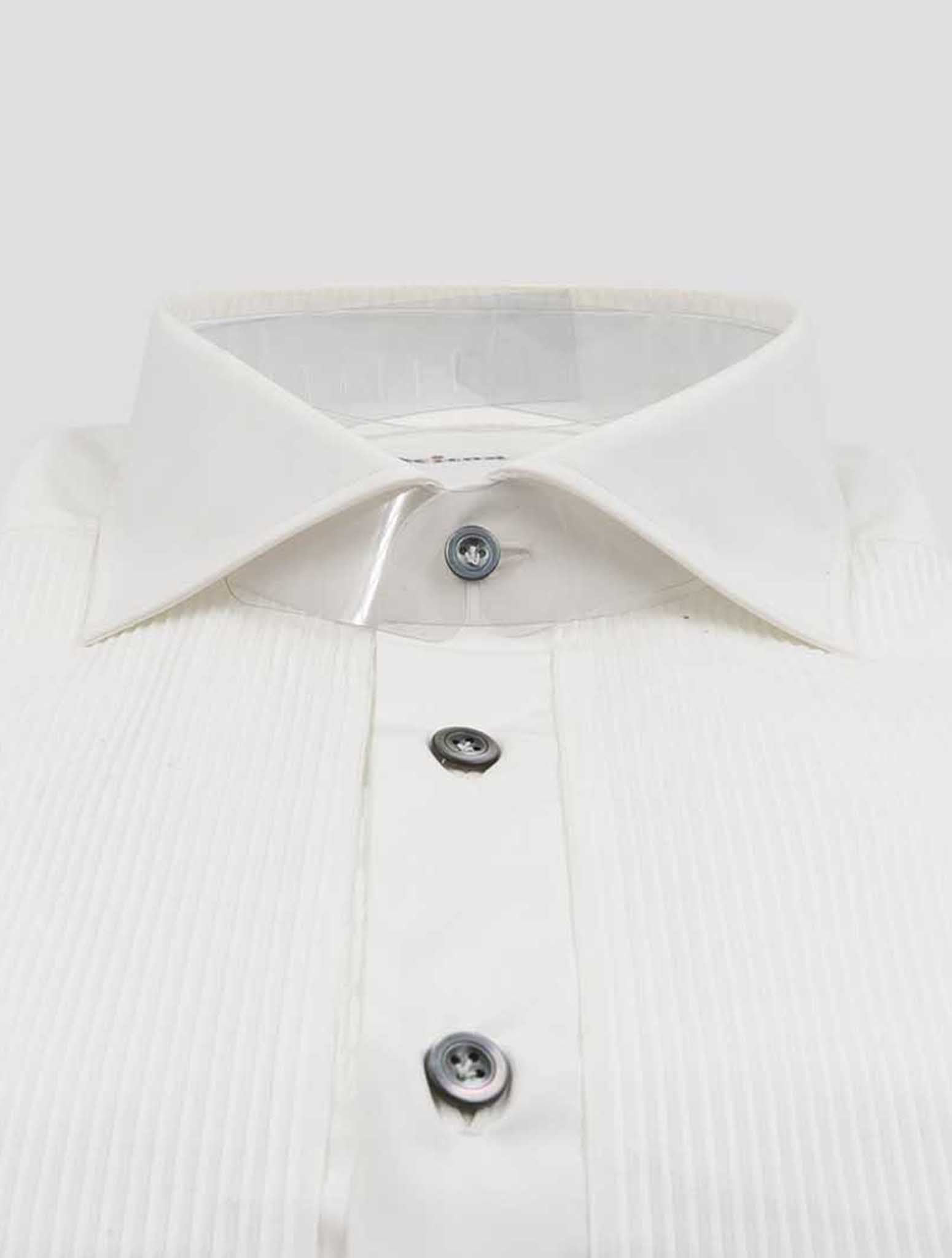 Kiton White Cotton Shirt