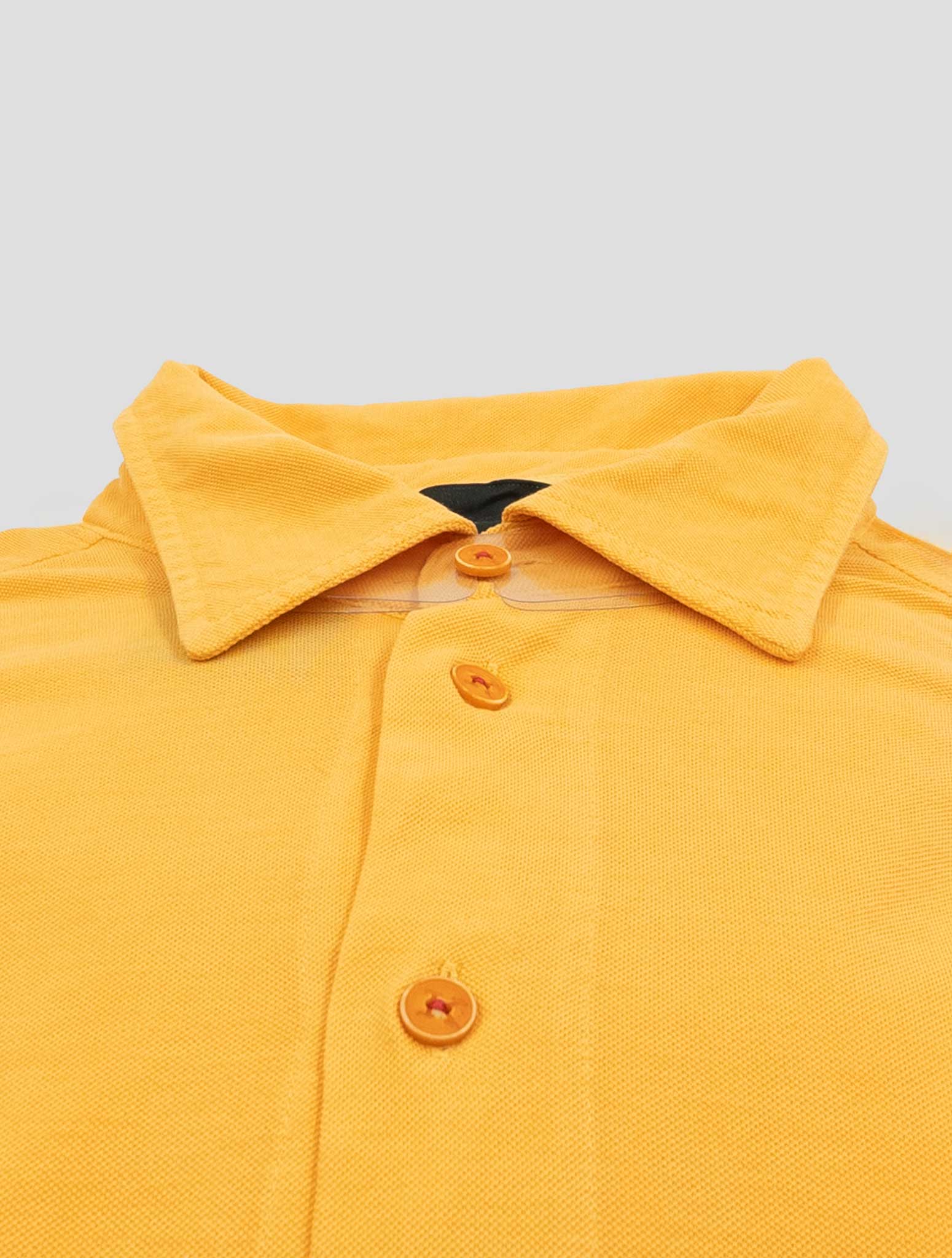 Kiton Orange Cotton Shirt