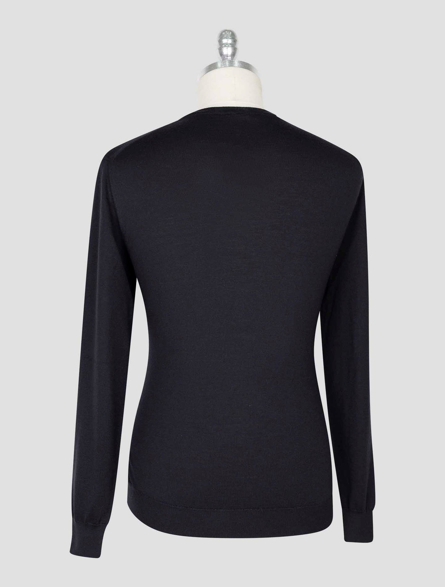 Kiton Brown Cashmere Silk Sweater V-Neck