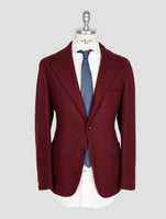 Kiton Burgundy Cashmere Blazer