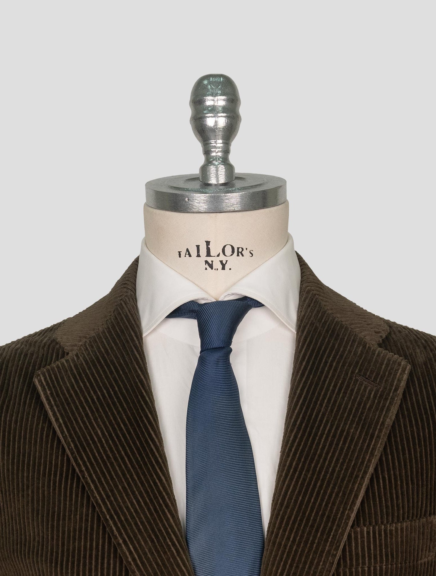 Kiton Brown Cotton Velvet Blazer