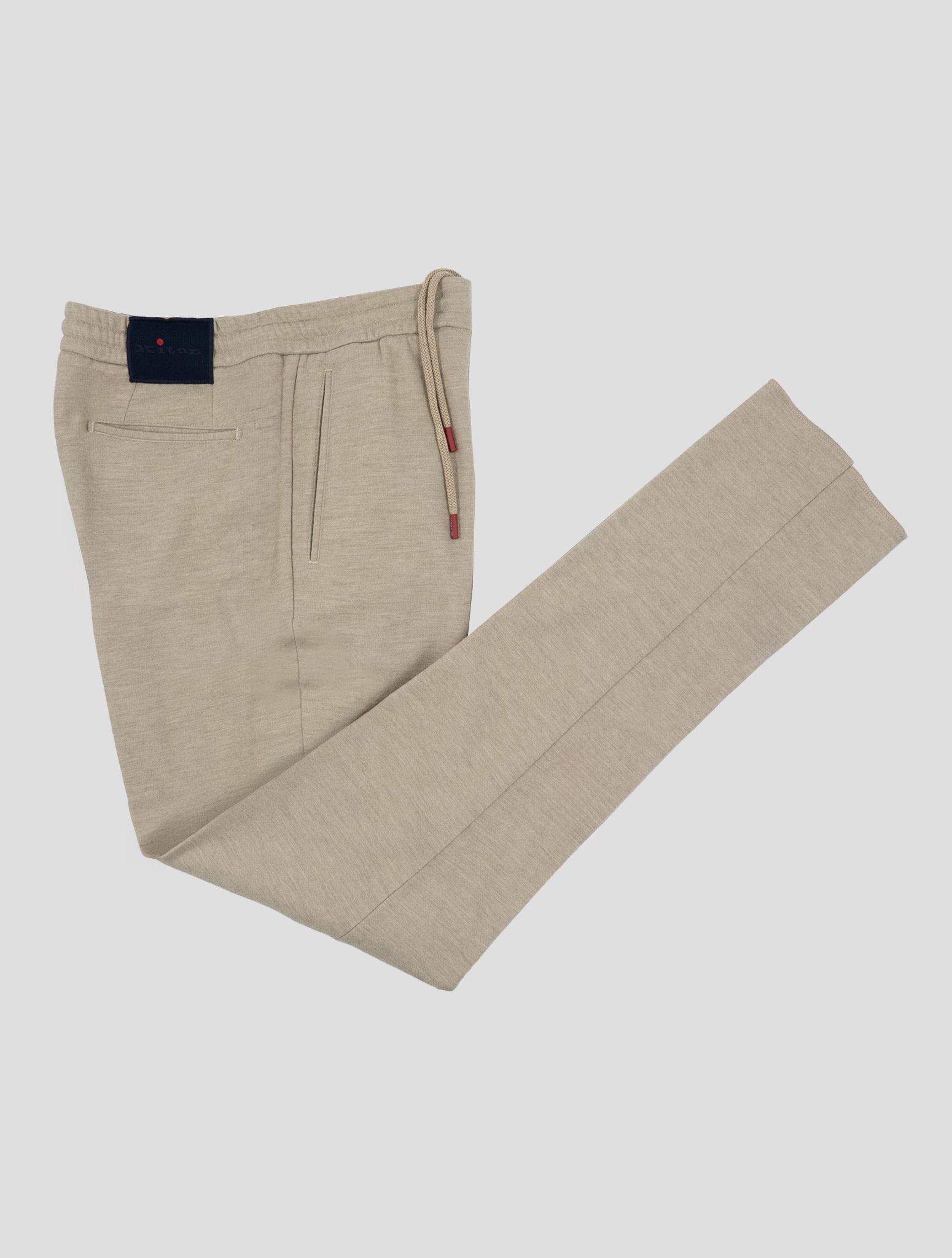 Kiton Beige Wool Pa Pants