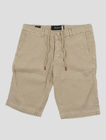 Kiton Beige Linen Cotton Ea Short Pants