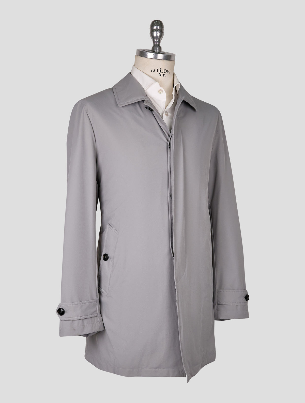 Kiton Gray Pl Coat