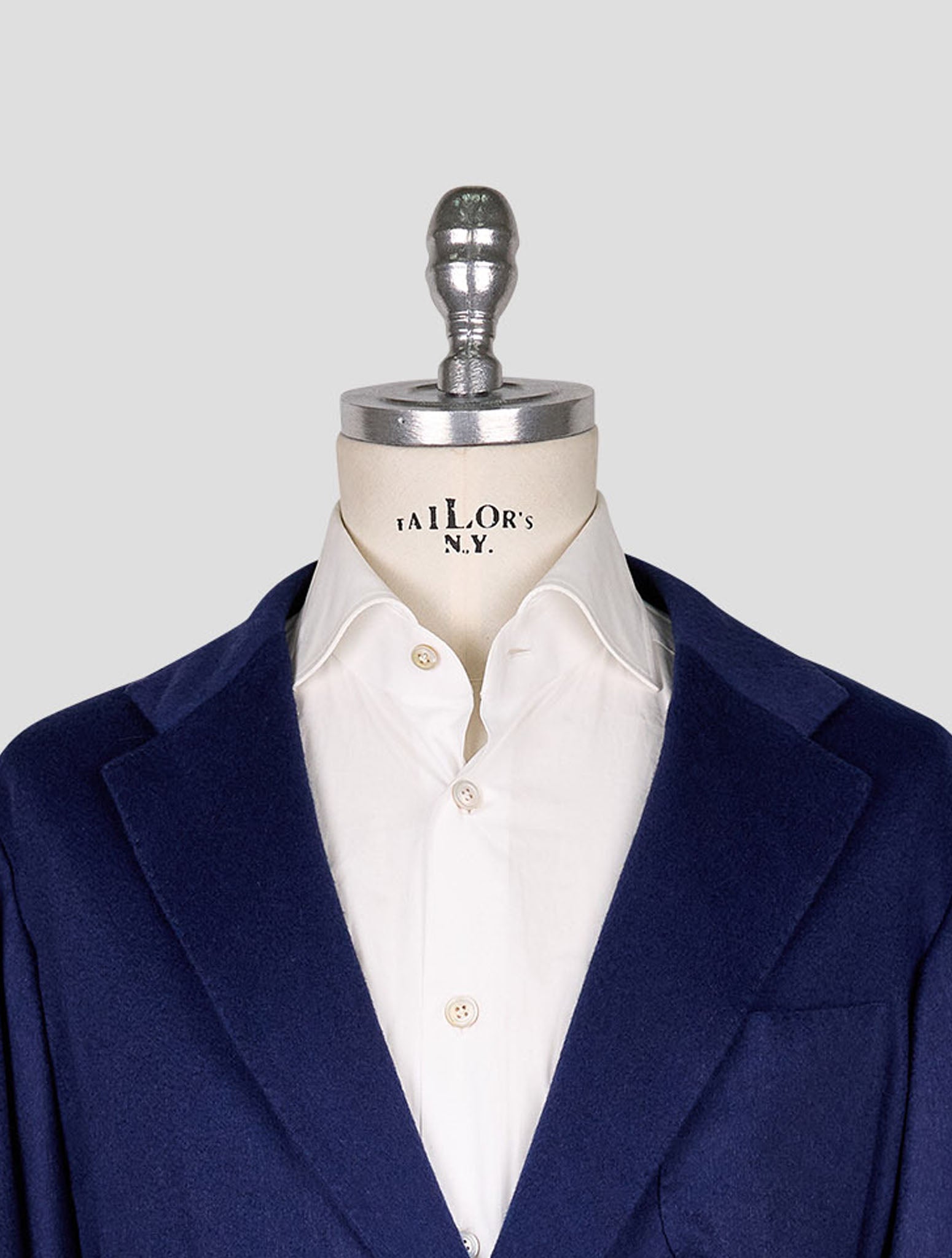 Kiton Blue Cashmere Pa Ea Blazer