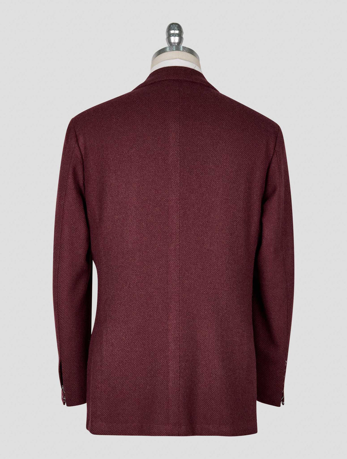 Kiton Burgundy Cashmere Blazer