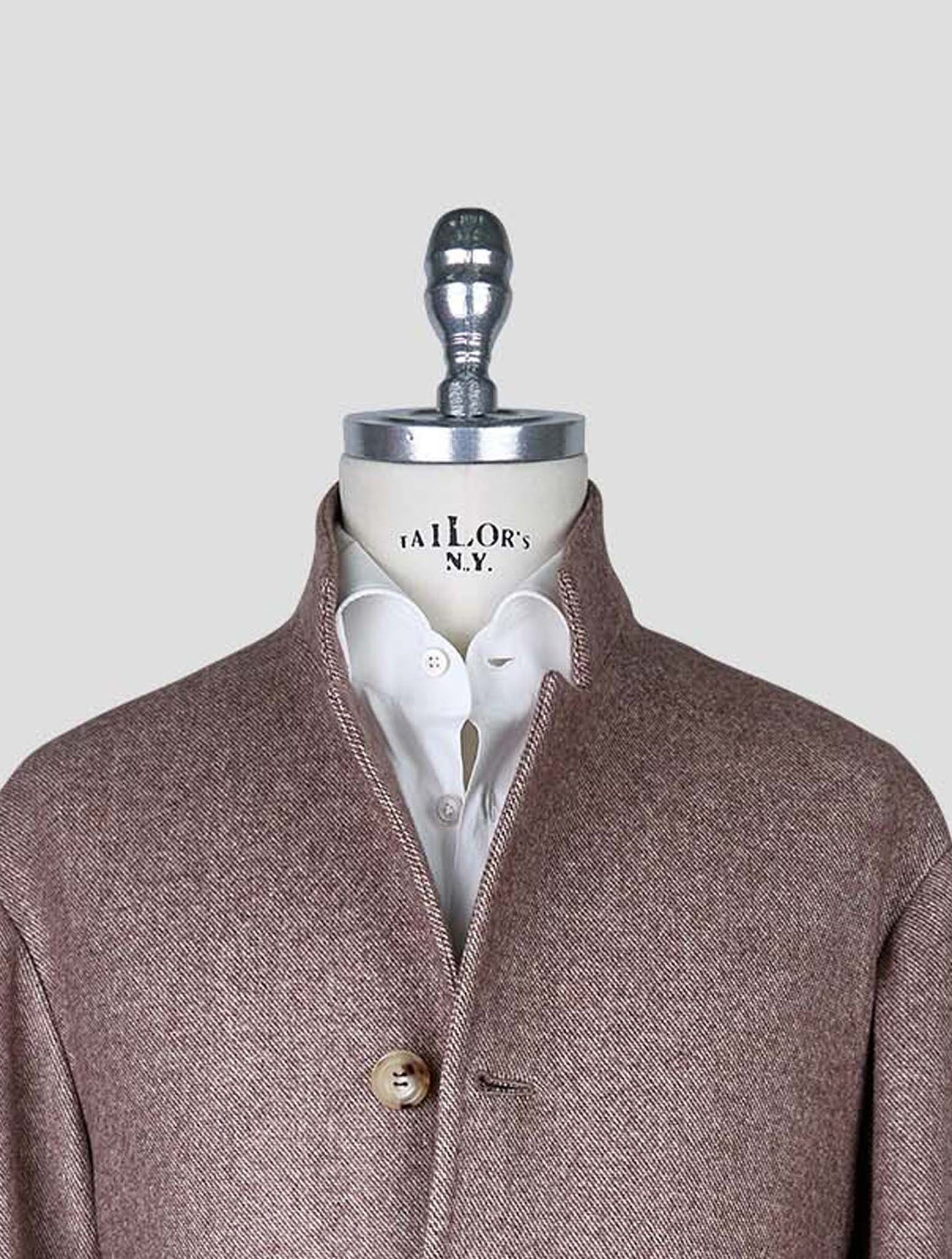 Kiton Brown Cashmere Overcoat