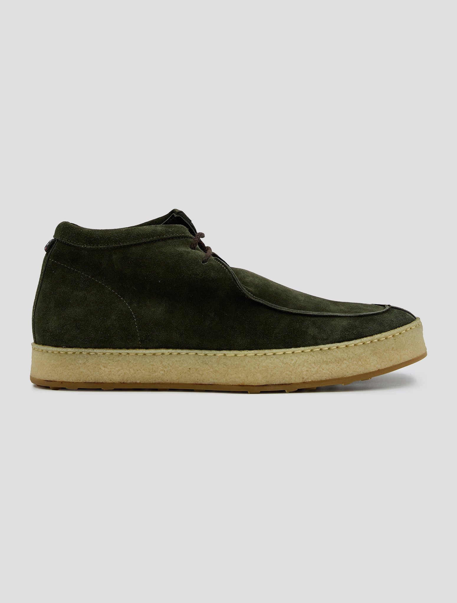 Kiton Green Leather Suede Boots