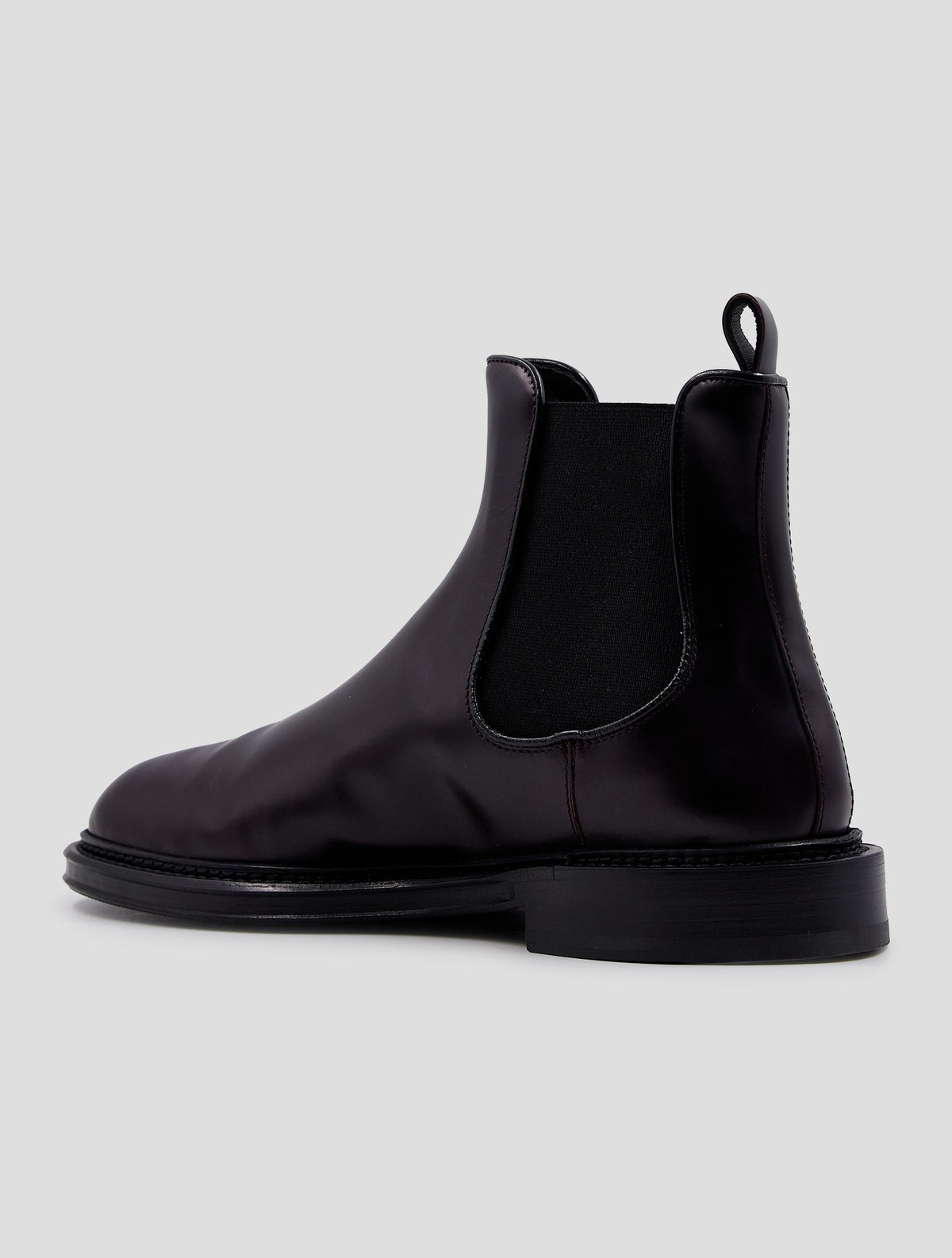 Kiton Burgundy Leather Boots