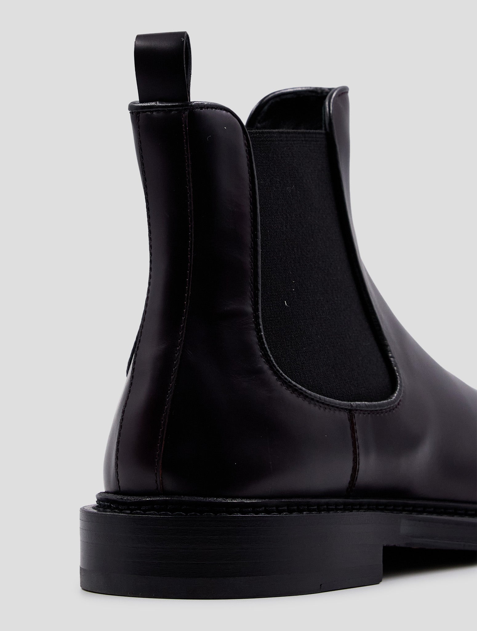 Kiton Burgundy Leather Boots