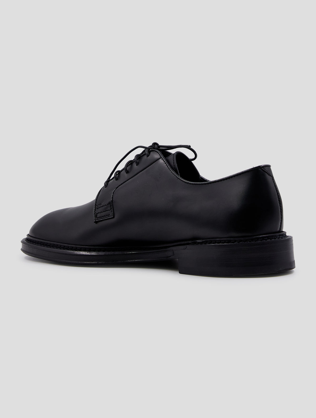 Kiton Black Leather Dress Shoes